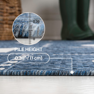 Soren Modern Geometric Indoor/Outdoor Area Rug